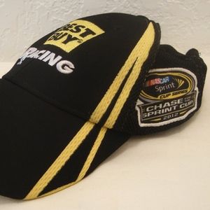 NASCAR Racing Cap 2012 Sprint Chase Roush Fenway Black Best Buy Trucker Hat